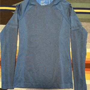 Figs Royal Blue Seamless Athletic Top Salta Seamless Underscrub